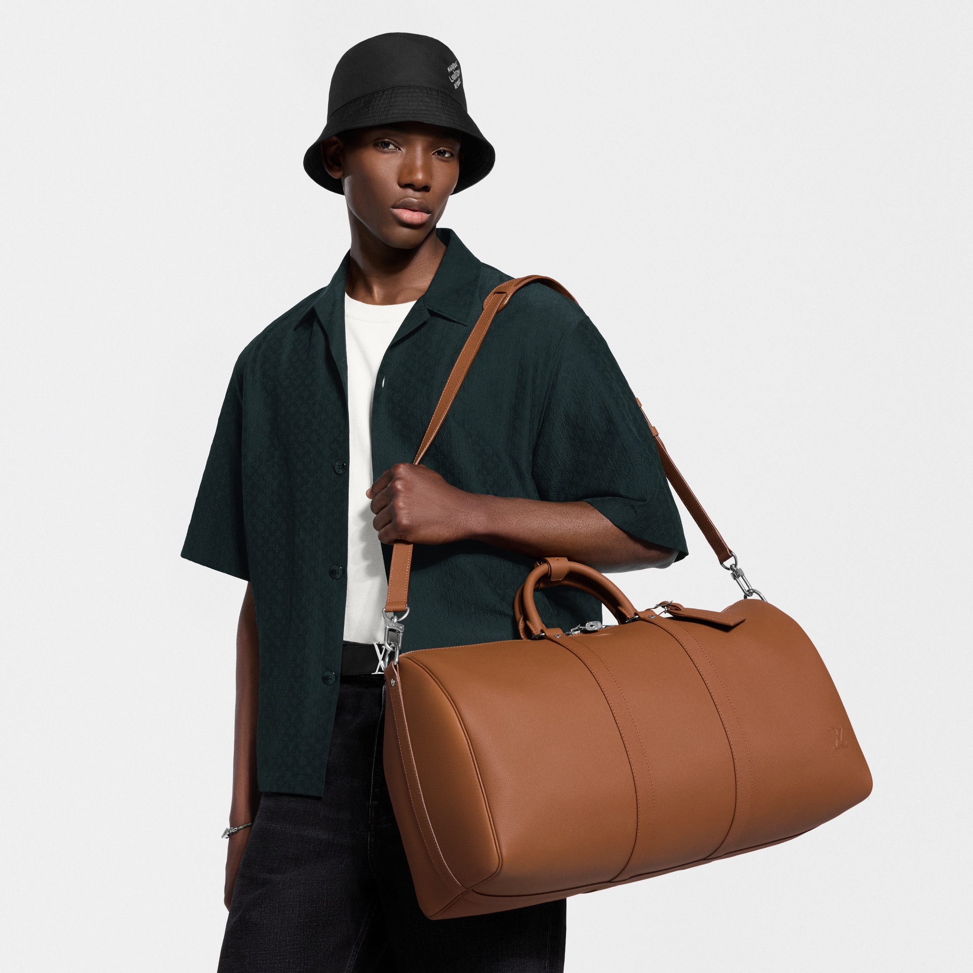Keepall Bandoulière 50 LV Aerogram - New - For Men | LOUIS VUITTON ®